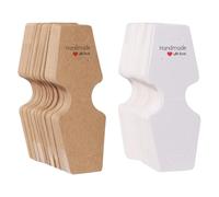 HDGSAFD 200 Pièces Cartes d'emballage De Collier, Cartes D'Affichage De Bijoux, Accessoires De Bijoux À Bricoler Soi-Même, Accessoires d'emballage De Bijoux