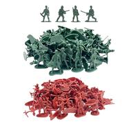 HDGSAFD 200 Pièces De Soldats Jouets, Jouets pour Hommes, Personnages De Soldats Jouets, Jouets De Mini-Soldat, Jouets D'entraînement d'animaux De Soldat