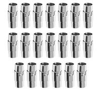 HDGSAFD 20Pcs Boucles De Sécurité De Connexion Magnétique, Boucles De Connexion De Bijoux, Accessoires De Bijoux, Matériaux De Bijoux De Bricolage, Boucles De Bijoux en Métal