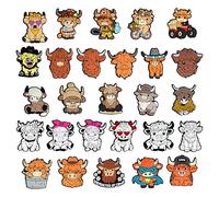 HDGSAFD 27 Morceaux De Décoration De Chaussures De Dessin Animé, Décoration De Chaussures Amovible, Décoration De Chaussures, Décoration De Chaussures Mignonnes.