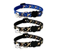 HDGSAFD 3 Colliers De Chat Xingyue, Colliers De Boucle De Sécurité Réfléchissants Confortables, Adaptés Aux Activités Quotidiennes De Promenade Et De Sortie pour Animaux De Compagnie.