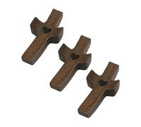 HDGSAFD 3 Morceaux d'amour, Croix en Bois, Ornements De Décoration De Maison, Croix Portable.