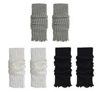 HDGSAFD 3 Paires De Jambières Chaudes, Jambières D’Automne Et D’Hiver, Jambières Décoratives Pour Femmes, Accessoires Vestimentaires, Jambières De Ballet