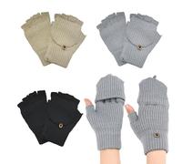 HDGSAFD 3 Paires De S Chauds, S Tricotés, S Sans Doigts, S Simples À La Mode, S D'Automne Et D'Hiver
