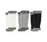 HDGSAFD 3 Paires De S Tricotés, S Thermiques En Polaire, Fournitures Thermiques D'Hiver, S Sans Doigts