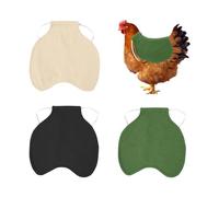 HDGSAFD 3 Pièces De Retenue De Protection Contre Les Plumes, Protection Dorsale pour Animaux De Compagnie, Tablier Confortable À Double Couche, Adapté À La Volaille en Plein Air.