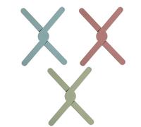 HDGSAFD 3 Pièces Tapis Pliable, Coussin D'Isolation, Tapis De Pot Portable, Tapis De Pot en Silicone Créatif, Tapis De Pot Antidérapant, Outils De Cuisine.