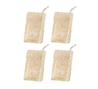 HDGSAFD 4 Éponges De Nettoyage en Luffa Et 2 Brosses À Coulis, Outils De Nettoyage Durables, Ustensiles De Cuisine, Brosses À Vaisselle, Brosses À Pot.