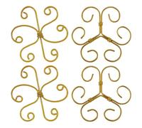HDGSAFD 4 Pièces De Cadre De Support De Poteau Végétal, Support Anti-Chute Durable Et Stable, Adapté Aux Fleurs Intérieures Et Extérieures Et Aux Plantes Vertes.