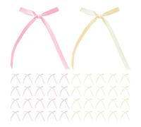 HDGSAFD 40 Pièces De Décoration De Gâteau d'arc, Pendentifs D'Accessoires D'Ambiance, Accessoires De Mise en Page De Scène De Fête, Adaptés pour Anniversaire, Mariage, Rose.