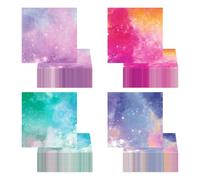 HDGSAFD 400 Pièces Origami Coloré Ciel Étoilé, Ensemble D'Origami Carré, Artisanat Origami Bricolage, Origami Fait À La Main pour Les Enfants