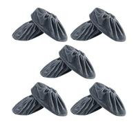 HDGSAFD 5 Paires De Couvre-Chaussures En Velours Gris, Couvre-Chaussures Réutilisables, Couvre-Chaussures Antidérapants, Couvre-Chaussures Maison/Intérieur