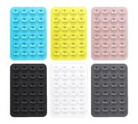 HDGSAFD 6 Pièces Support De Ventouse De Téléphone Portable, Support De Téléphone Portable en Silicone, Support De Ventouse De Téléphone Portable De Conduite, Accessoires De Téléphone Portable