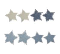 HDGSAFD 8 Morceaux De Patch De Repassage D'Étoiles, Patch en Tissu Brodé pour Enfants, DIY Vêtements Back Patch Patch, Patch en Jeans, Patch De Tissu De Repassage Créatif.