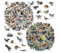 HDGSAFD Autocollants Dinosaures Imperméables pour Enfants, Autocollants De Décoration pour Carnet De Bagages, Autocollants Amusants, DIY Bricolage, 150 Feuilles