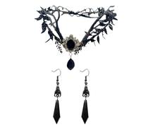 HDGSAFD Bandeau 1 Pièce Et 1 Paire De Boucles d'oreilles, Accessoires Vintage, Accessoires Gothiques, Accessoires De Vêtements, Accessoires De Jeu De Rôle.