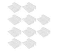 HDGSAFD Bracket De Couverture De Réservoir De Poisson De 10 Pièces, Clip De Couverture De Réservoir De Poisson Transparent, Support De Réservoir De Pêche Réutilisable, Accessoires De Convivialité.