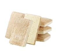 HDGSAFD Brosse Éponge De Nettoyage Loofah 6 Pièces, Brosse De Nettoyage De Cuisine, Brosse À Vaisselle, Outils De Nettoyage, Brosse De Nettoyage Durable