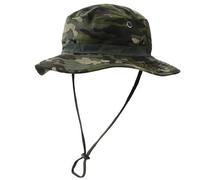 HDGSAFD Chapeau de Pêche Pliable - Protection Solaire d'Été Camouflage Vert, Respirant et Confortable pour Pêche, Chasse, Alpinisme