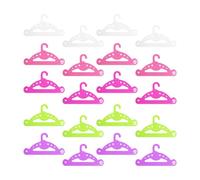 HDGSAFD Cintres À Jouets 20 Pièces, Mini Cintres en Plastique, Cintres De Poupée, Accessoires De Poupée, Jouets pour Filles