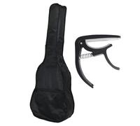 HDGSAFD Étui pour Guitare Acoustique avec Clip d'Accordage, Sac de Performance Étanche, Noir, Taille Unique, Moderne