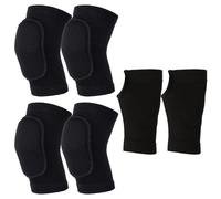 HDGSAFD Genouillères 2 Pièces Et 1 Paire De Protège-Poignets, Protège-Poignets Respirants, Genouillères Élastiques, Équipement De Fitness Sportif, Équipement De Protection Sportive
