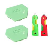 HDGSAFD Guides De Couture Magnétiques pour Machine À Coudre, 2 Guides De Fil D'Aiguille, Outils De Positionnement De Nervures Gradués, Accessoires De Machine À Coudre 2 Pièces