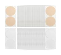 HDGSAFD Lot de 100 paires d'autocollants anti-rebond pour - Bandes de tétons pour coureurs - Pour homme, blanc, couleur chair, Einzelstück durchmesser 3,5 cm
