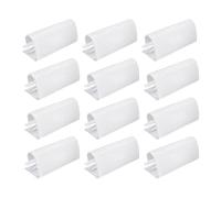 HDGSAFD Lot de 12 pinces à nappe en plastique transparent - Fixation de nappe - Pour l'extérieur, les réunions de pique-nique et le camping