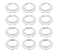 HDGSAFD Lot de 12 supports d'abat-jour E14 - Diamètre intérieur : 26,5 cm - Ronds - En papier - Traditionnel - Montage au plafond - Abat-jour de lustre