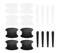 HDGSAFD Lot de 16 films de protection universels pour poignées de porte de voiture, résistants aux rayures, autocollants universels pour poignée de porte extérieure de voiture