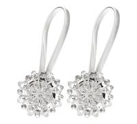 HDGSAFD Lot De 2 Attaches De Rideaux Magnétiques, Attaches De Rideaux Brillantes, Attaches De Rideaux Décoratives, Attaches De Rideaux, Accessoires De Rideaux