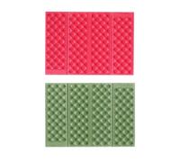 HDGSAFD Lot de 2 coussins de siège pliables - Résistant aux intempéries - Imperméable - Pour la randonnée, le camping - Pour les déplacements