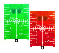 HDGSAFD Lot de 2 tableaux de cibles réfléchissants, accessoires de mesure laser, tableau laser de mise à niveau, tableau de cible réfléchissant pour lumière verte, tableau rouge réfléchissant avec