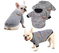 HDGSAFD Lot De 2 Vêtements Tendance pour Animaux De Compagnie, Vêtements pour Animaux De Compagnie d'automne Et d'hiver, Accessoires De Dressage pour Animaux De Compagnie