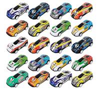 HDGSAFD Lot de 20 Mini Voitures - Cadeaux d'Anniversaire - Ensemble de Jouets de Course