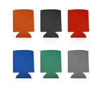 HDGSAFD Lot de 6 housses de tasses isothermes, housses de canettes, housses de bière, housses de gobelets isothermes, housses universelles, housses de refroidissement pour bière multicolores (6