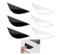 HDGSAFD Lot de 6 poignées de porte de balcon, de terrasse, autocollantes, semi-circulaires, à coller, pour porte de terrasse