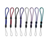 HDGSAFD Lot de 8 Cordons Élastiques pour Poignet - Tressé, Réglable, Réfléchissant, Télescopique - Accessoire de Sac à Dos et Randonnée - Multicolore, 22cm