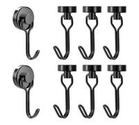 HDGSAFD Lot de 8 crochets magnétiques pour camion, réfrigérateur, cuisine, porte-manteau magnétique