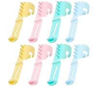 HDGSAFD Lot De 8 Séparateurs De Fil, Outils De Tricot en Plastique, Enrouleur De Tricot, Guide De Fil