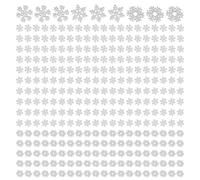 HDGSAFD Mini Décorations Flocon De Neige 300 Pièces, Accessoires De Nail Art, Articles De Décoration Créatifs Faits À La Main, Décorations sur Le Thème De l'hiver