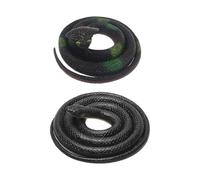 HDGSAFD Modèles de serpents réalistes, serpents en caoutchouc réalistes, jouets à farce, accessoires de jardin, faux serpents, serpents en caoutchouc souple effrayants, kit de farces pour enfants
