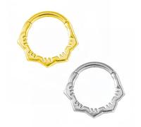 HDGSAFD Pack De 2 Anneaux De Nez en Acier Inoxydable, Bijoux Personnalisés De Mode, Bijoux De Style Punk, Anneaux De Nez De Conception Simple, Accessoires Vestimentaires