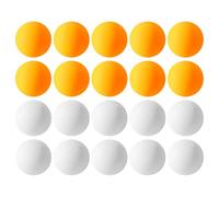 HDGSAFD Pack De 20 Balles De Tennis De Table, Balles De Tennis De Table en Plastique, Balles D'Entraînement De Tennis De Table, Balles D'Entraînement Durables
