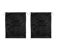 HDGSAFD Paquet De 2 Sacs À Cordon Noirs, Sac De Rangement De Grande Capacité, Sac De Rangement Étanche, Sac À Poussière, Sac De Rangement À Domicile