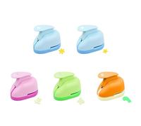 HDGSAFD Paquet De 5 Outils De Gaufrage pour Enfants, Perforatrices Créatives, Perforatrices À Motifs, Accessoires De Bricolage, Jouets pour Enfants