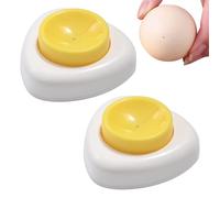 HDGSAFD Puncheur De Trou D'Oeuf en 2 Pièces, Foreur D'Oeuf Créatif, Widget D'Oeuf en Plastique Simple, Poinçon À Trou De Trous Multifonction, Poinçon De Trou D'Oeuf Pratique Extérieur.