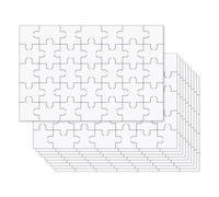 HDGSAFD Puzzle Vierge en Bois De 10 Pièces, Mini Jouet De Puzzle pour Enfants, Puzzle De Bricolage, Décoration De Puzzle Personnalisée