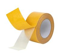 HDGSAFD Ruban adhésif double face solide de 20 m x 3 cm, jaune, pour montage polyvalent, forte adhérence, facile à utiliser